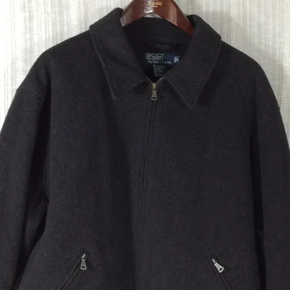 Polo by Ralph Lauren, WoolBlend ~Quilted Coat -XL - Picture 9 of 12